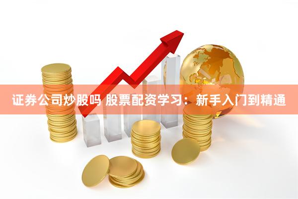 证券公司炒股吗 股票配资学习：新手入门到精通