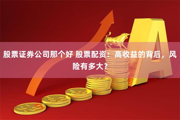 股票证券公司那个好 股票配资:高收益的背后,风险有多大?